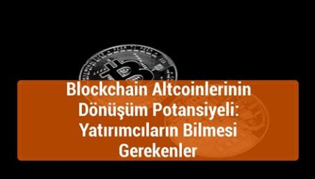Altcoinlerin Kullanım Alanları